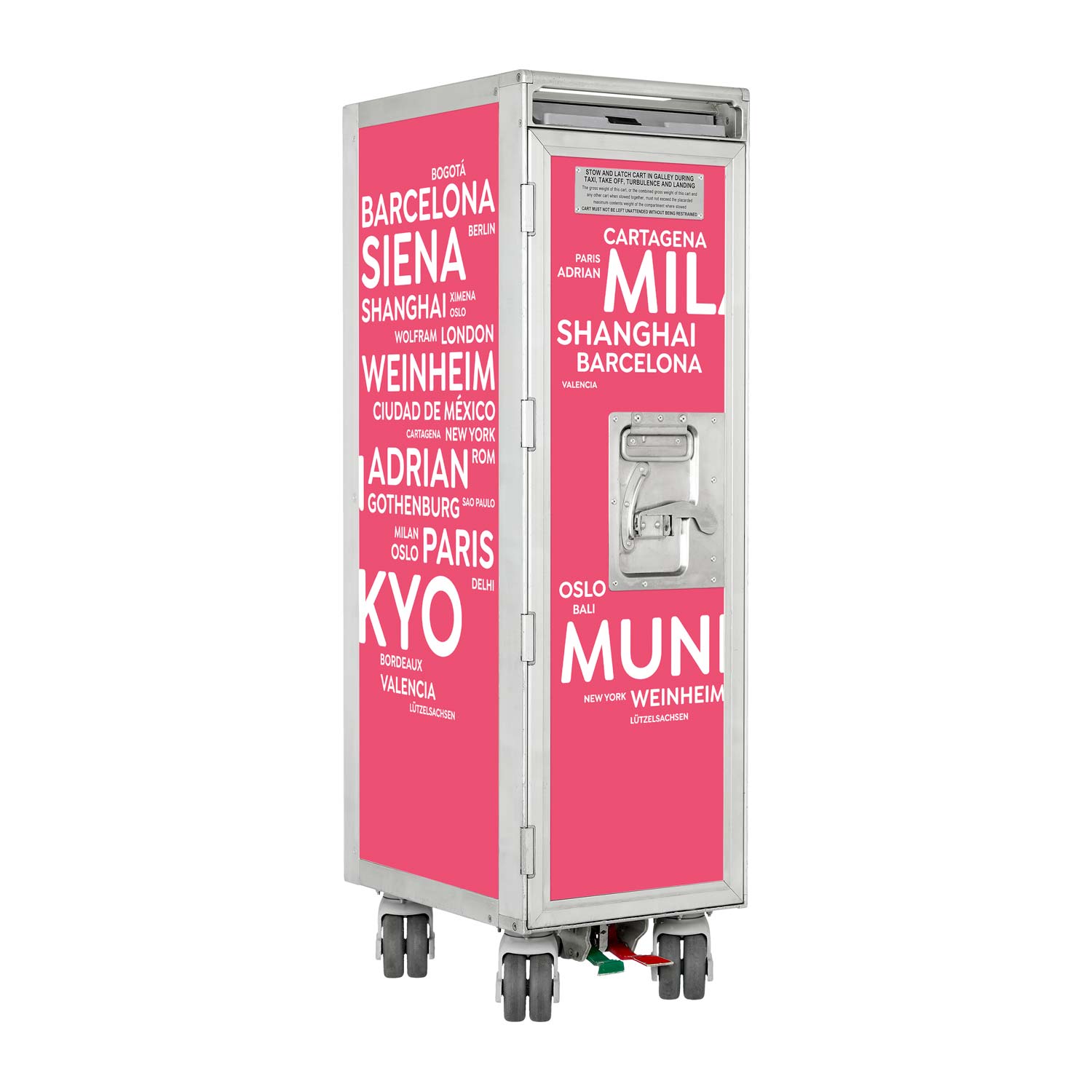 City mit Deinen Begriffen Pink