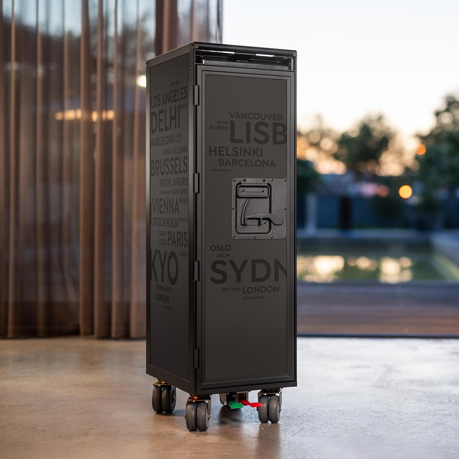 Galley Cart Black Edition Cities New Anthracite