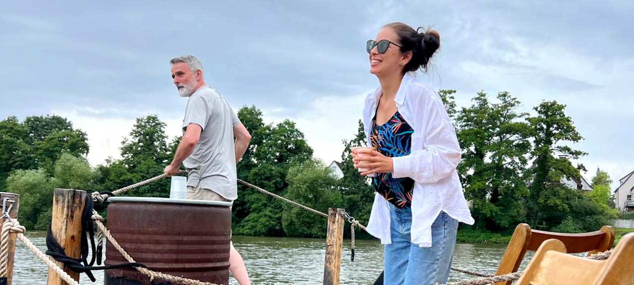 VanDeBord Teamevent Floss fahren