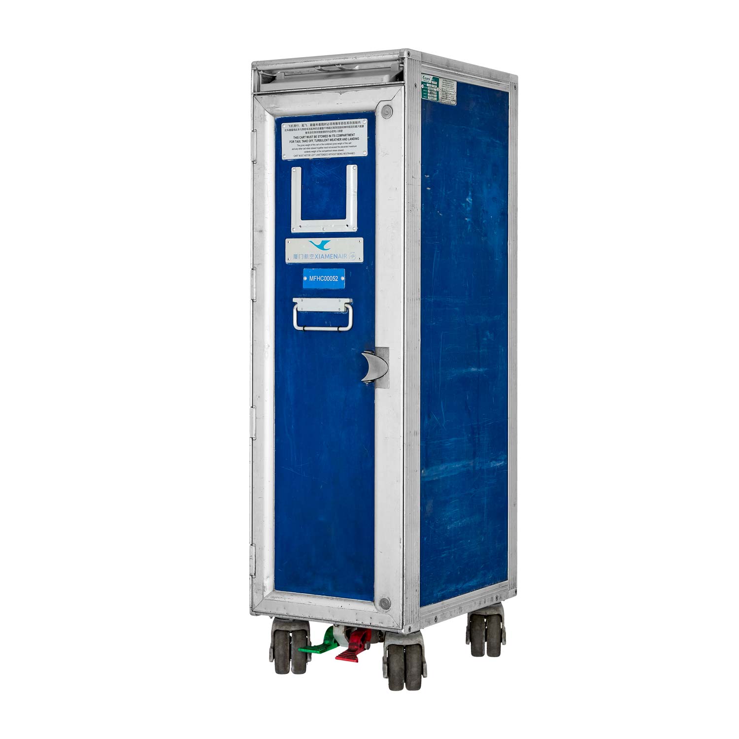 Gebrauchter Flugzeugtrolley, Xiamen Air, Schnappschloss, Top Zustand