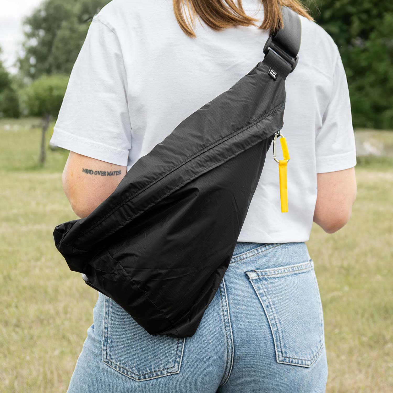 Bag To Life Umhängetasche Bravo Bag Schwarz