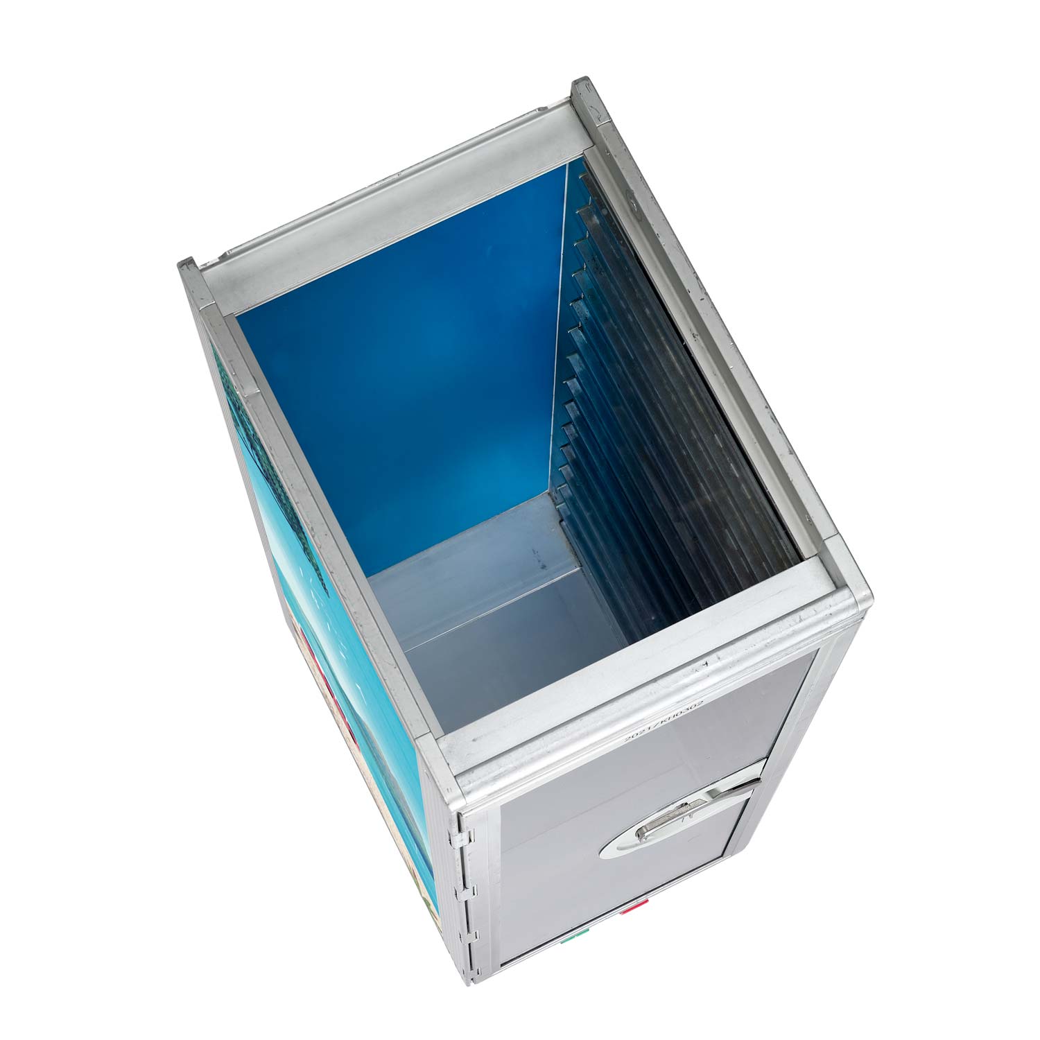 Airline Cart Bar Henry Rivers Edition Visit Ibiza incl. LED Shelf, small Cutting Board & Glass Shelf