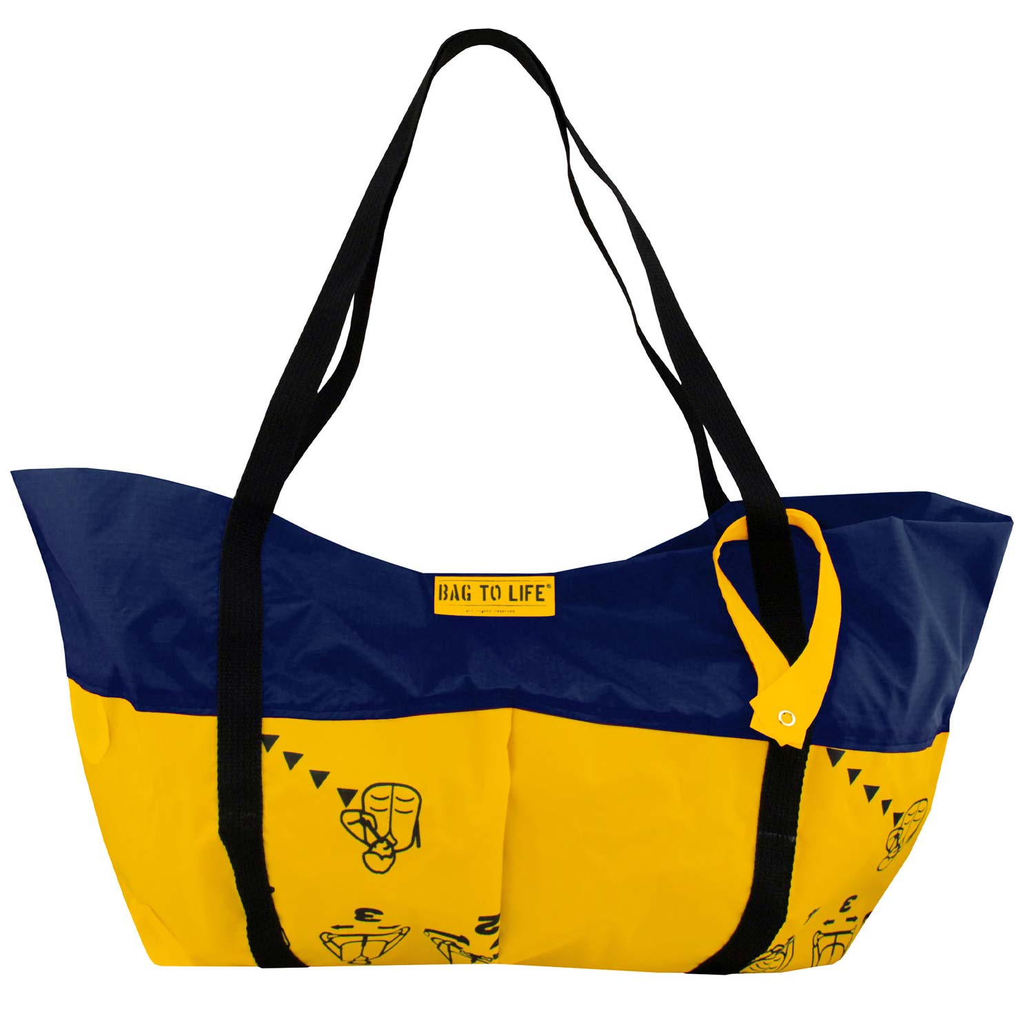 Bag To Life Strandtasche Navy