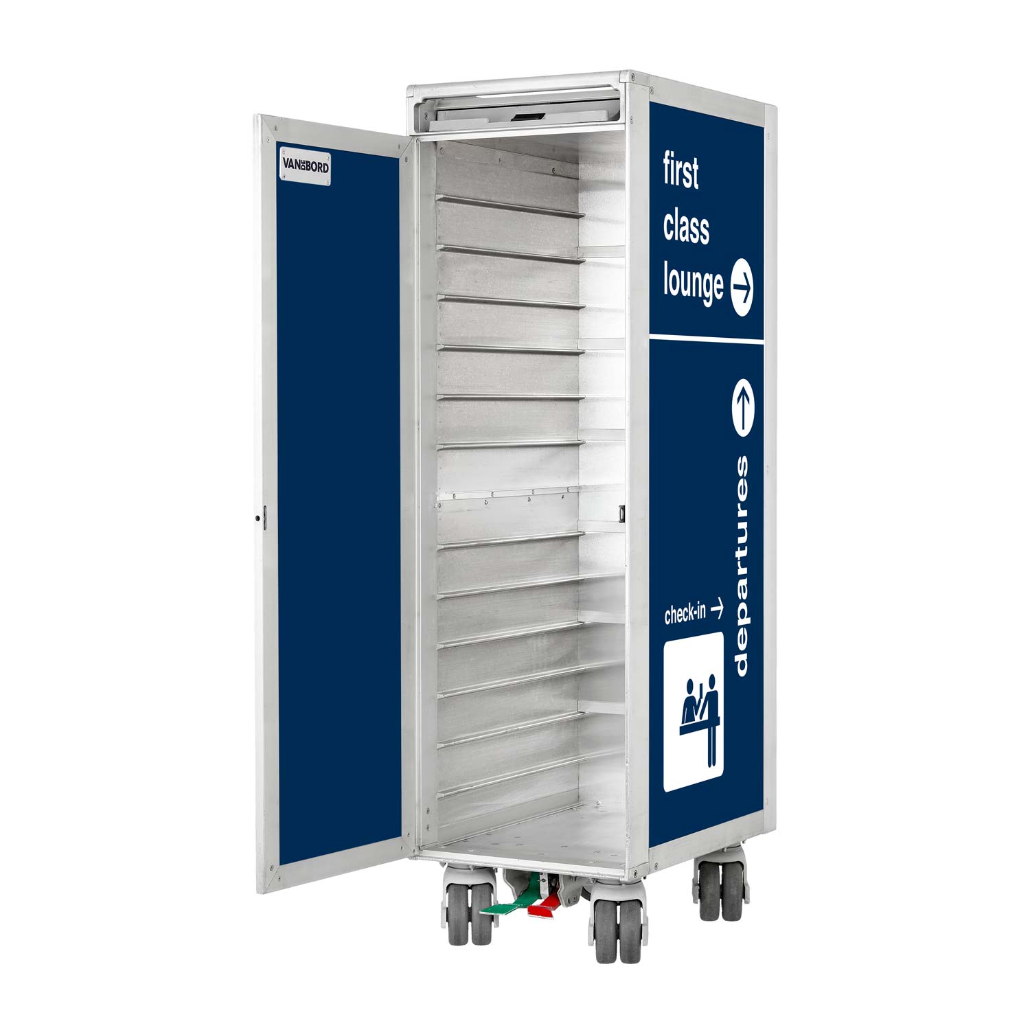 Airline Cart Bon Voyage Refurbished Blue