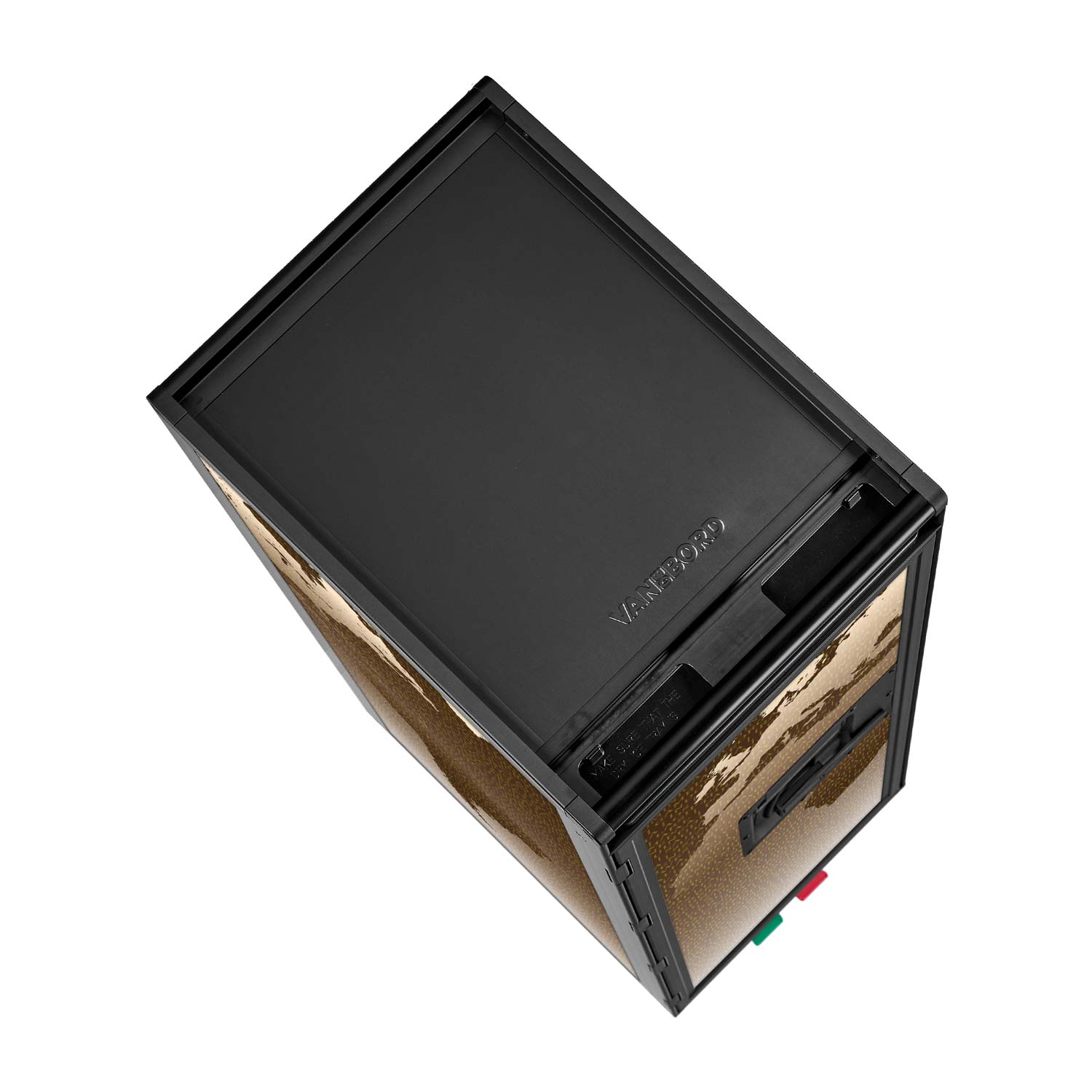 Airline Trolley Black Edition Weltkarte Neu Mokka