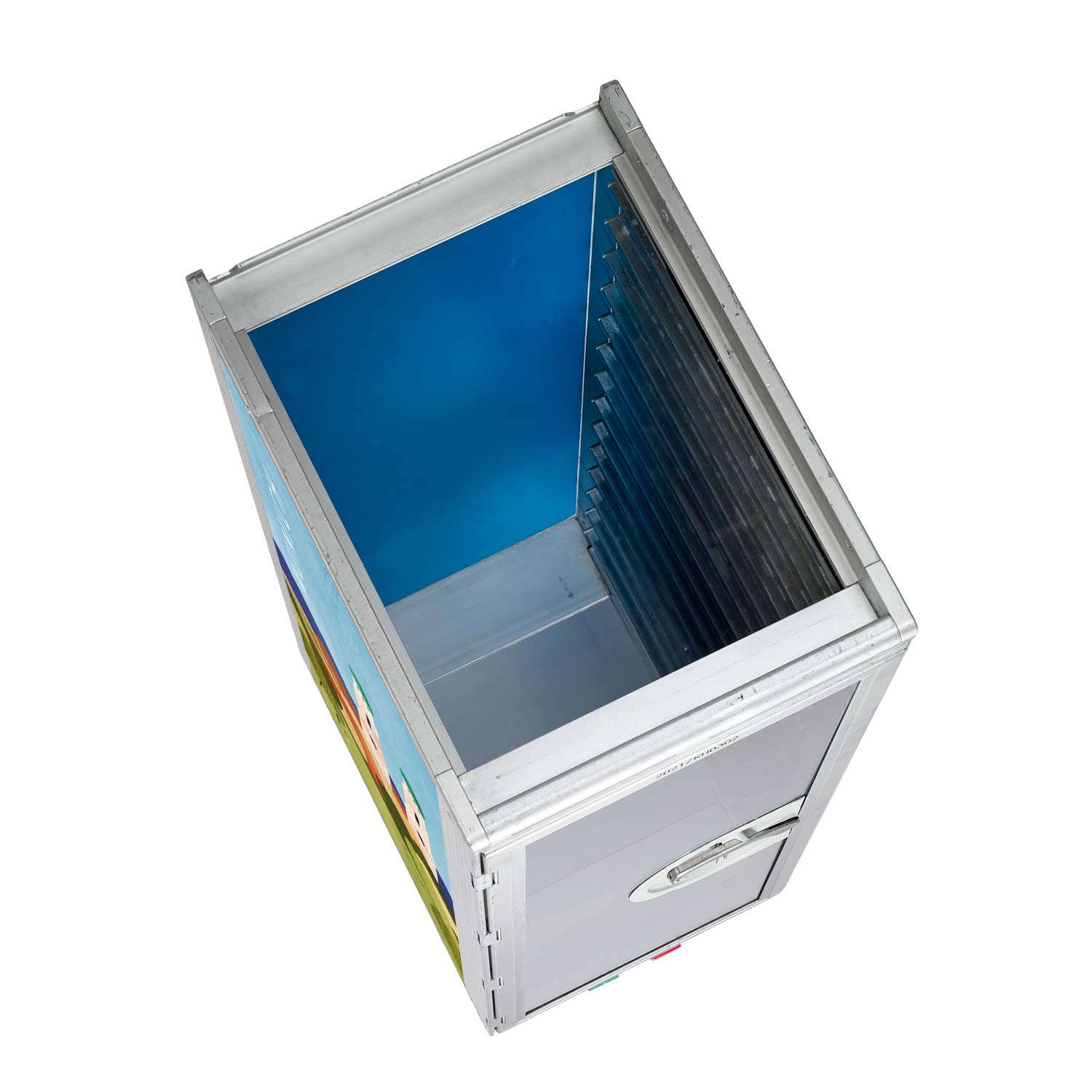 Airline Cart Bar Henry Rivers Edition Visit Munich incl. LED Shelf, small Cutting Board & Glass Shelf