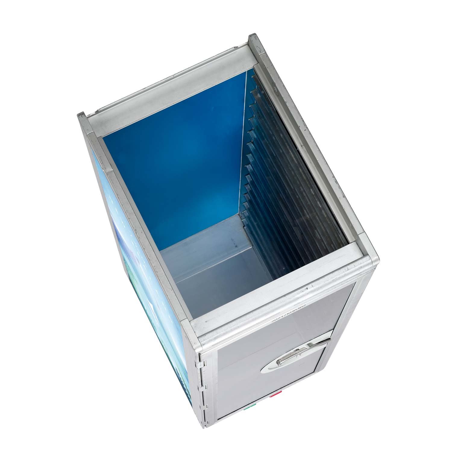 Airline Cart Bar Henry Rivers Edition Visit New Zealand incl. LED Shelf, small Cutting Board & Glass Shelf