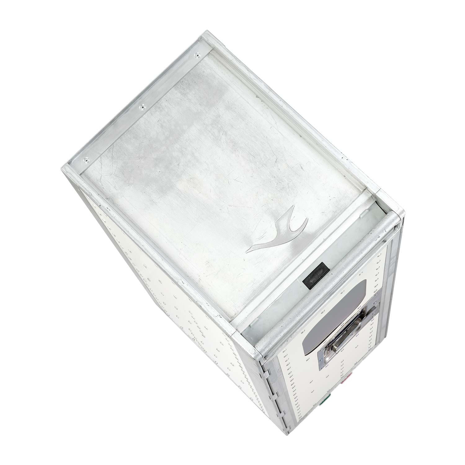 Flugzeugtrolley Bravo Navigator Weiss mit Flugzeugfenster Tür