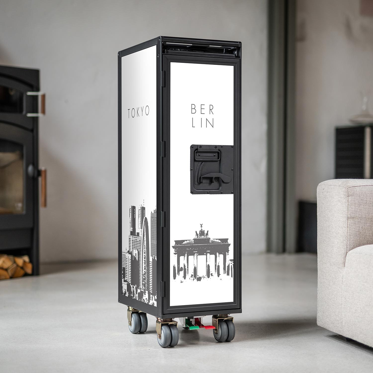 Galley Cart Black Edition 4Destinations New Anthracite