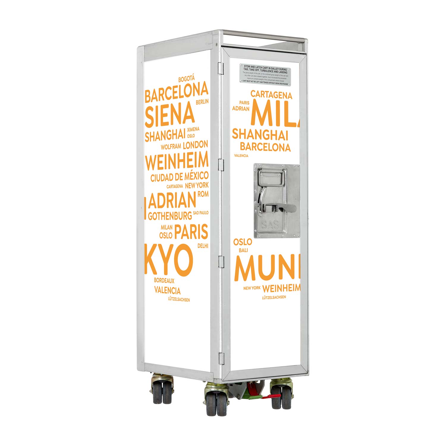 City mit Deinen Begriffen Weiss-Orange