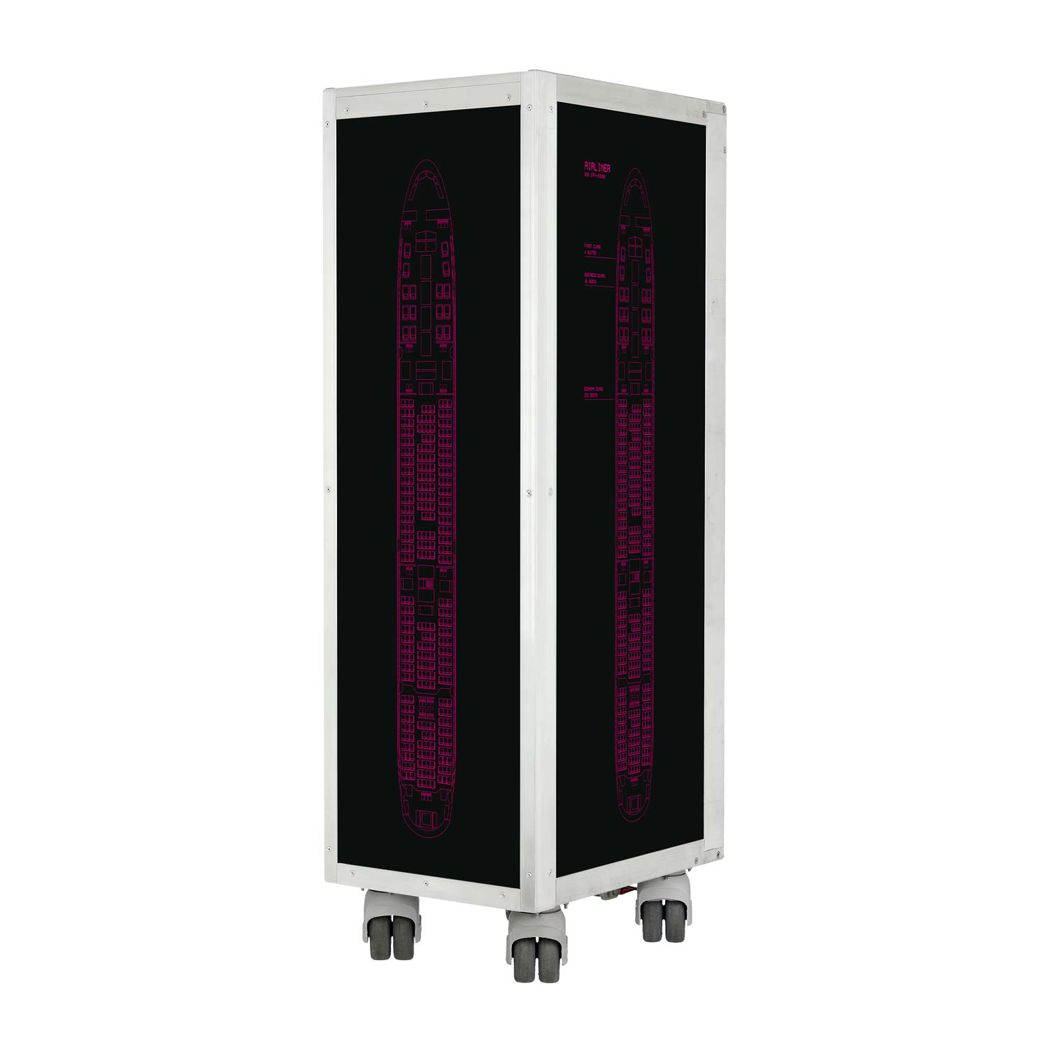 Flugzeugtrolley Airliner Pink