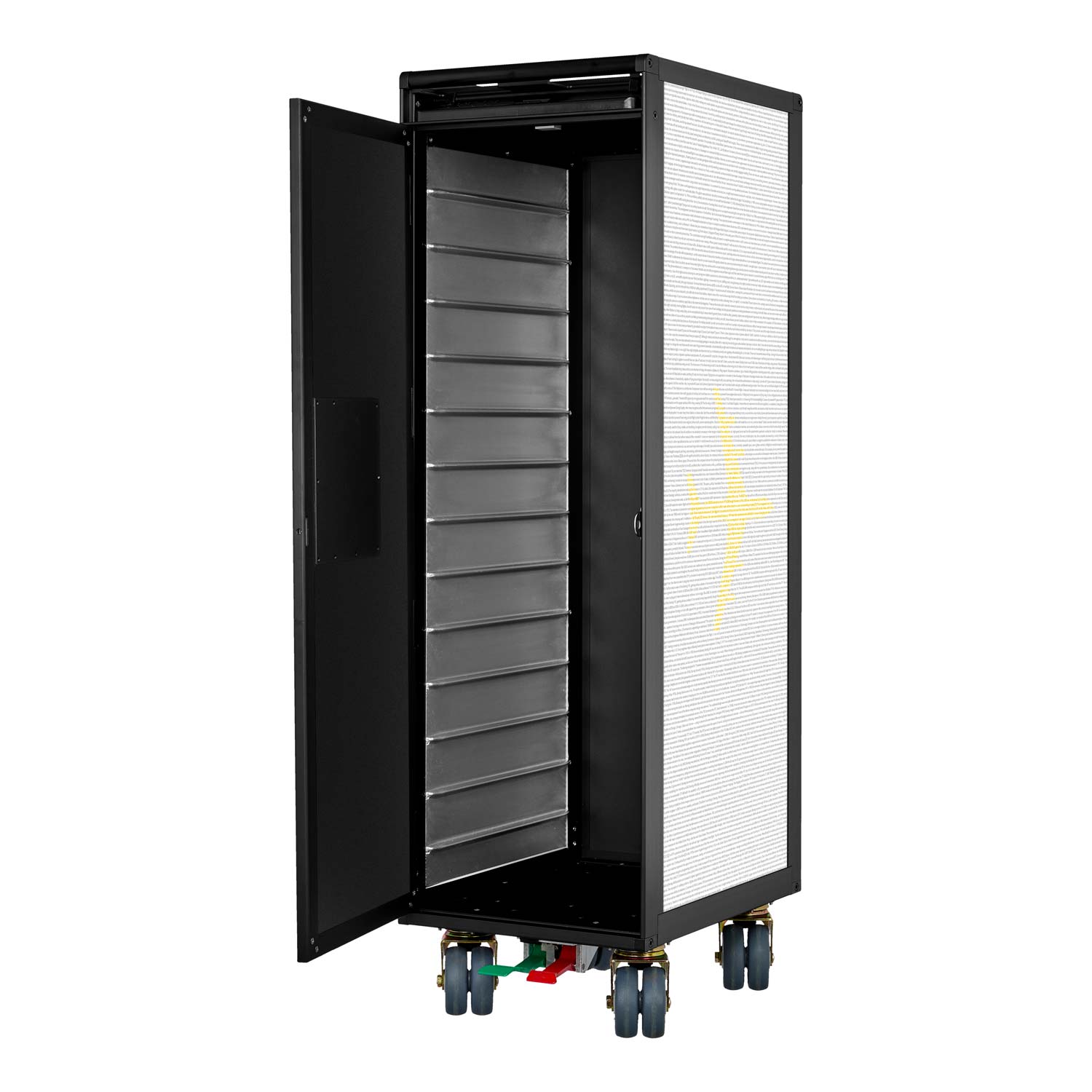 Airline Trolley Black Edition Aviation Neu Gelb