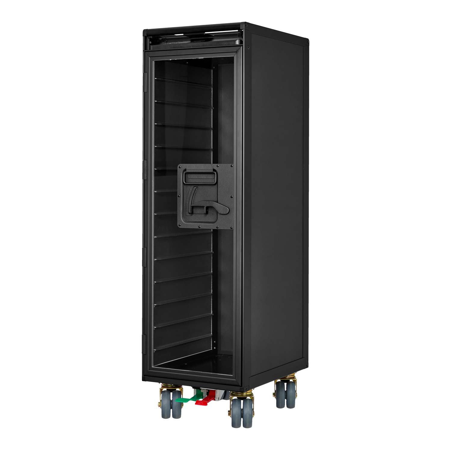 Airline Trolley All Black Edition Neu mit Glastür