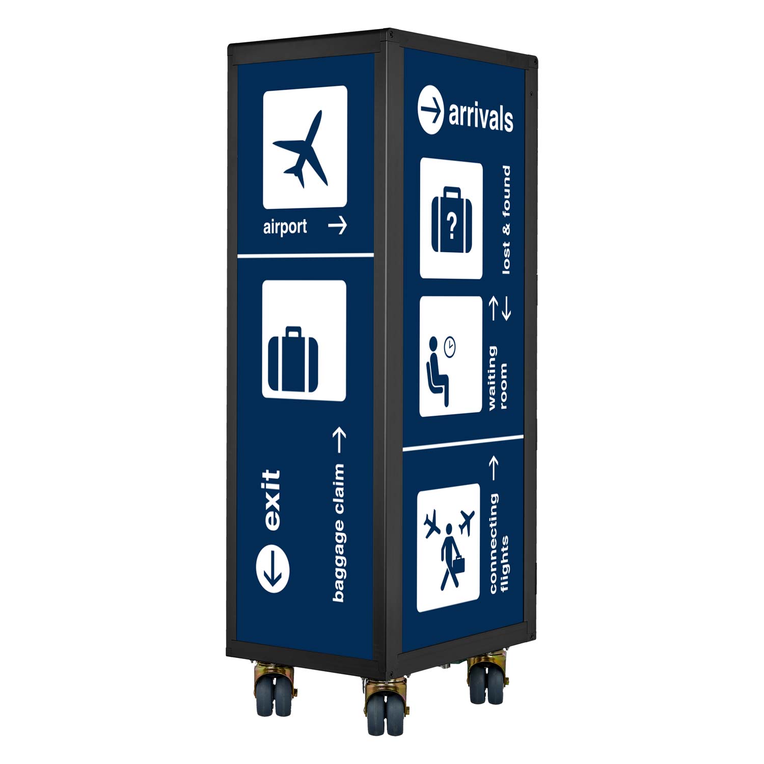 Galley Cart Black Edition Bon Voyage New Blue