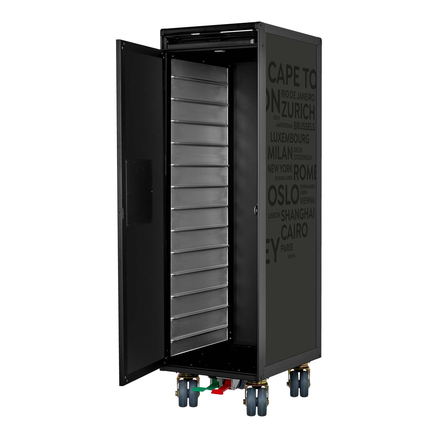 Galley Cart Black Edition Cities New Anthracite