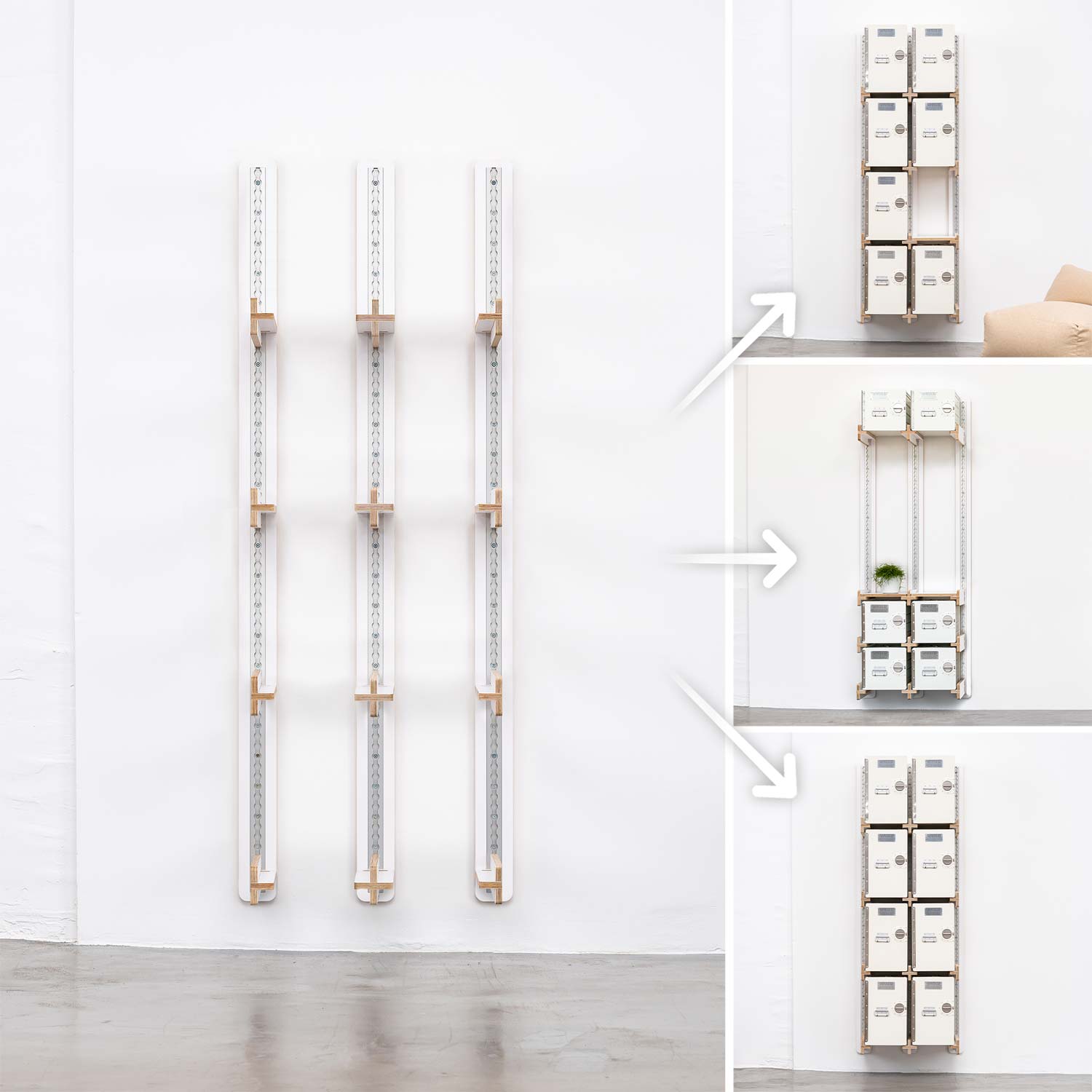 Flying Wall Regalsystem 209 3-4-8