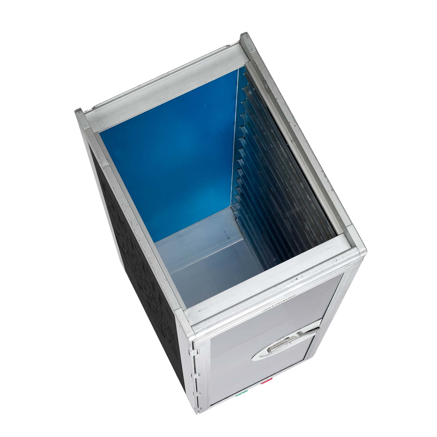 Bartrolley City Anthrazit inkl. LED-Leuchtfachboden, Barbrett & Fachboden aus Glas