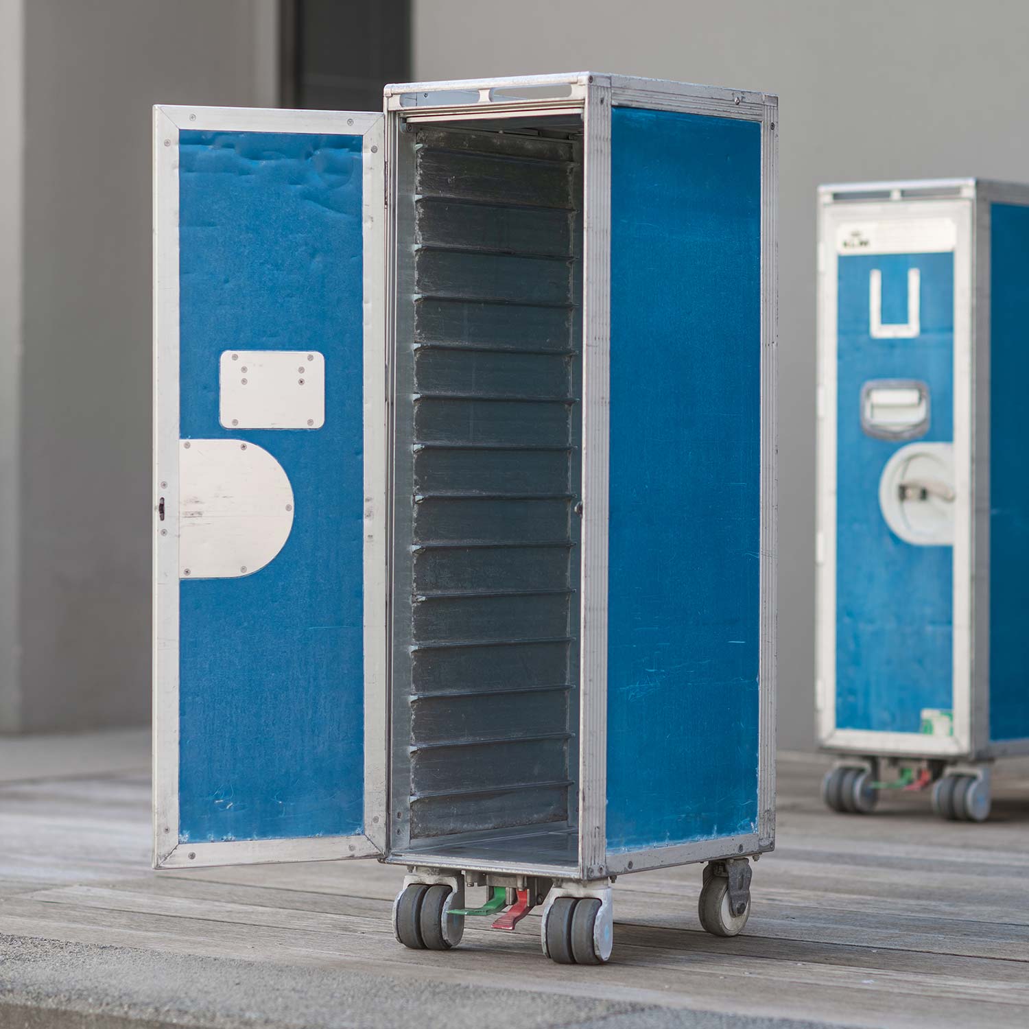 Original KLM Flugzeugtrolley, gebraucht, gereinigt & geprüft