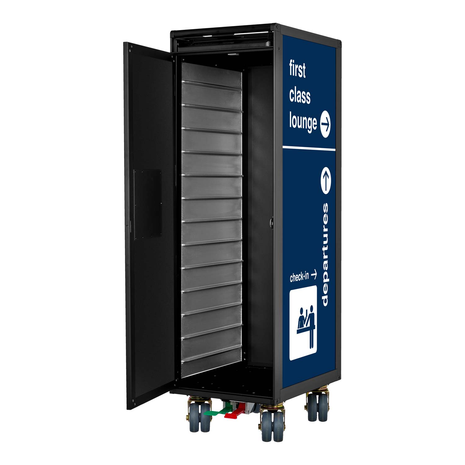 Galley Cart Black Edition Bon Voyage New Blue