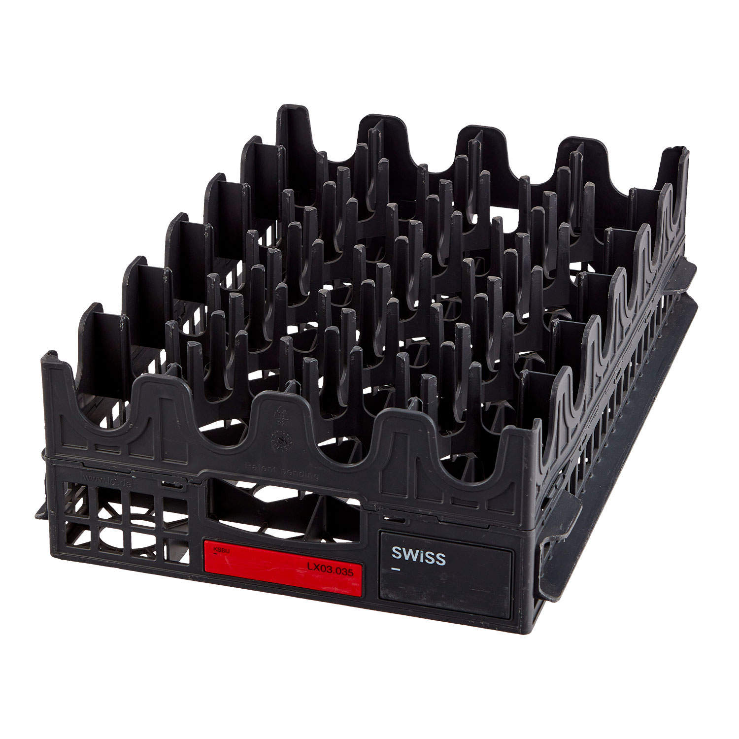 Original SWISS Airlines Gläser-Rack