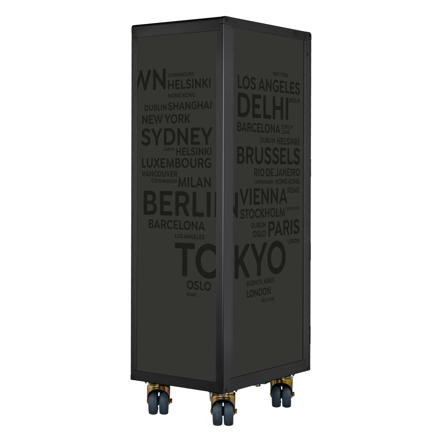 Galley Cart Black Edition Cities New Anthracite