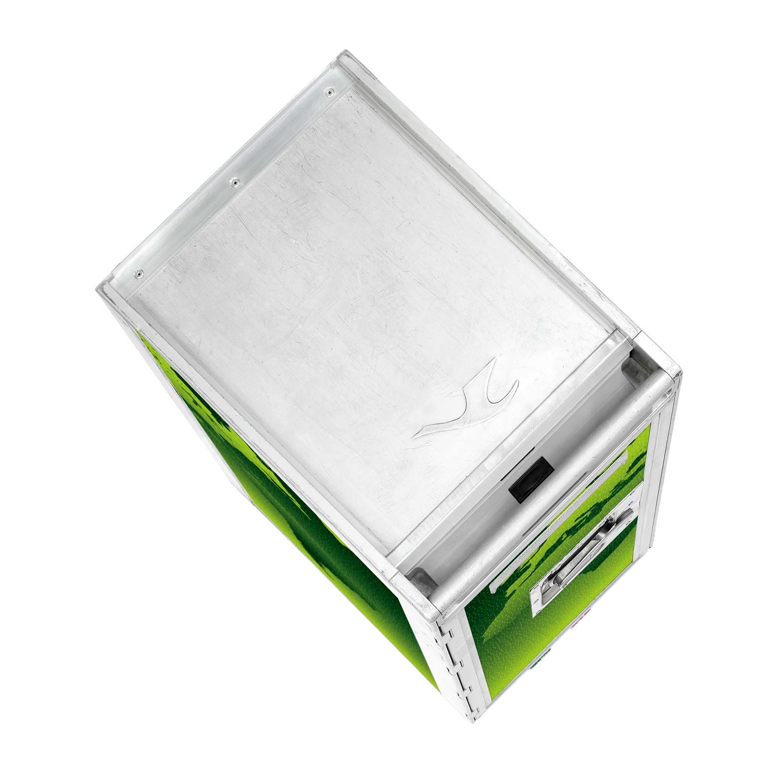 Airline Cart Worldmap Refurbished Green