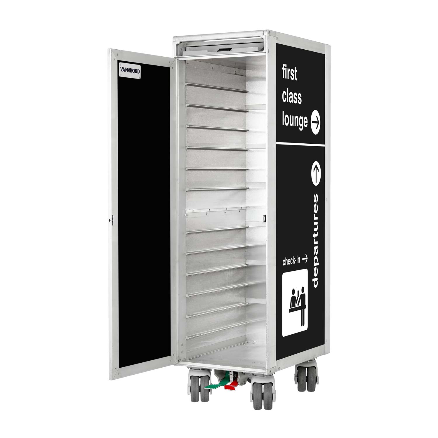 Airline Cart Bon Voyage Refurbished Black