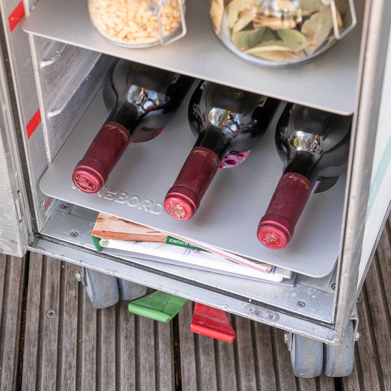 Aluminum Wine Rack for Airline Trolleys & Aviation Boxes ATLAS