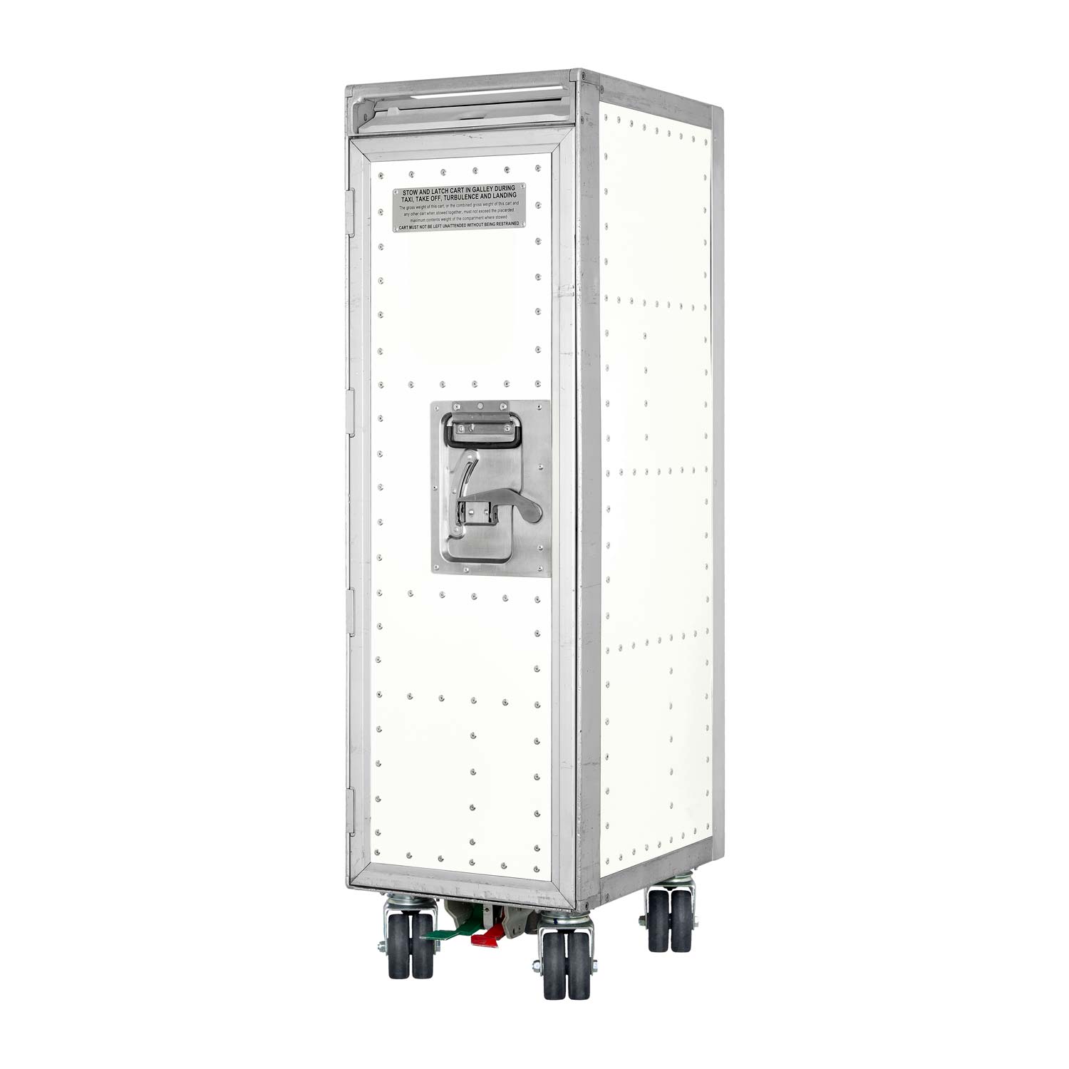 Airline Cart Bravo Navigator White with new Castors
