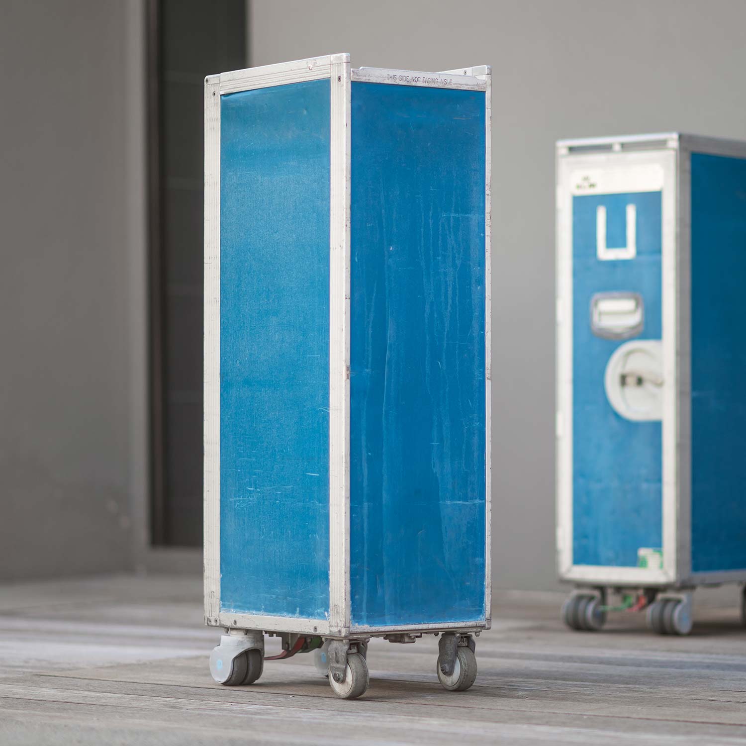 Original KLM Flugzeugtrolley, gebraucht, gereinigt & geprüft